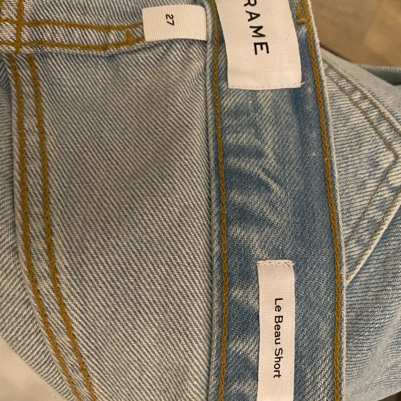 FRAME shorts “Le Beau Short” in Canter Rips size 27 NWT - Picture 4 of 6